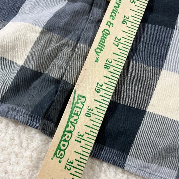 Nudie Jeans Co Flannel Shirt Men's XXL Plaid Button Up Long Sleeve - Picture 8 of 9